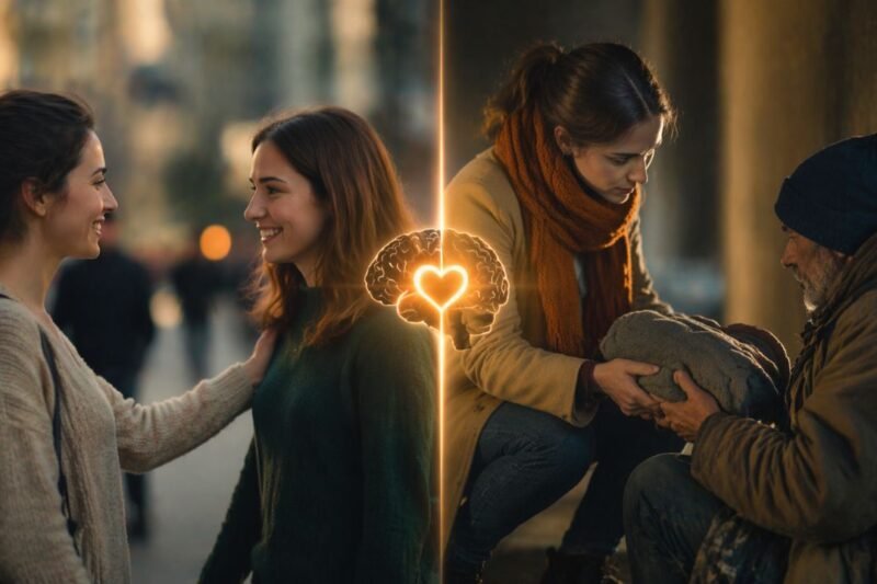 La psicología dice que hay una diferencia entre ser amable y ser bondadoso: ser amable protege la relación, ser bondadoso protege a la persona