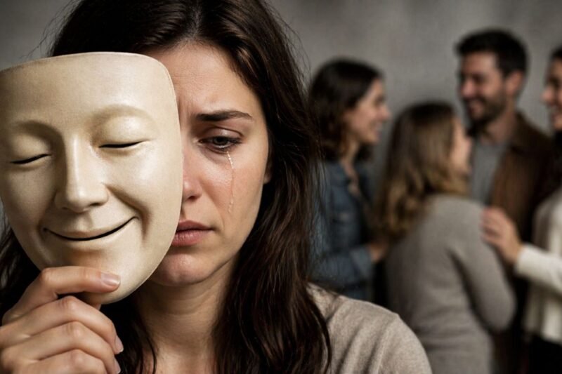 La psicología dice que las personas que estuvieron fingiendo satisfacción durante mucho tiempo, muestran emociones que no sienten para cumplir con las expectativas sociales